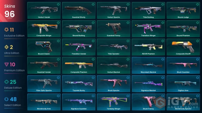 NA | 96 Skins | Platinum | 6 Battlepasses | Knife 3 | Protocol 781-A Sheriff | Protocol 781-A Phantom | BlastX Phantom | Full Details Below!