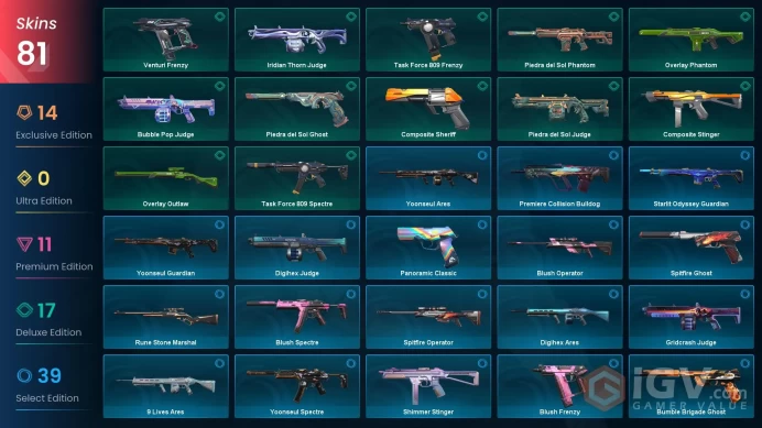 NA | 81 Skins | Level 68 | VALORANT GO! Vol. 1 Knife | Champions 2023 Vandal | 9 Battlepasses Purchase | Full Access | Full Details Below!