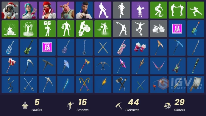 [PSN/XBOX/PC] 5 skins | Santa Dogg | Yulejacket | Katalina | Pig the Butcher | Chord Kahele | Twin Blasters | Galactic Ranker