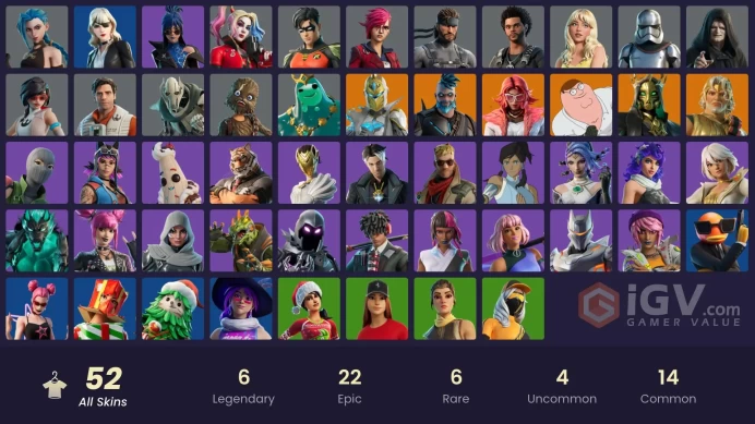 [PC/PSN] 92 skins | Snap | Zeus | Hades | Poseidon | General Grievous | Captain Phasma | Wookiee Team Leader |y340