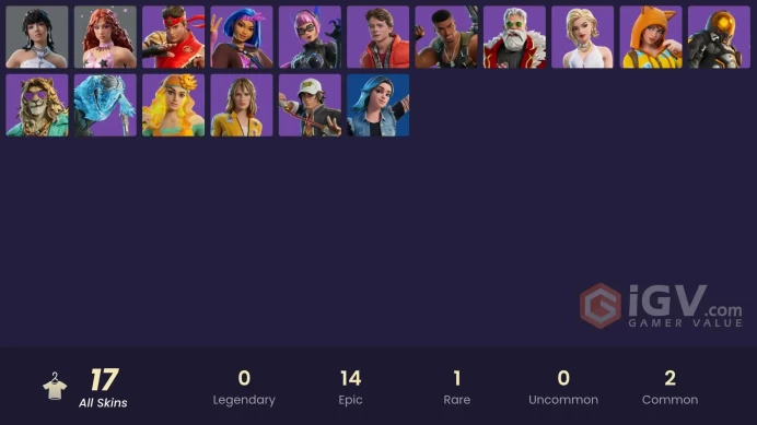 17+ Rare Skins + 2500 V-Bucks | Full Access | Instant Delivery | Trusted Seller