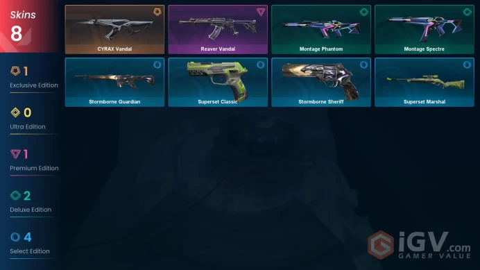 [EU-V26ACT1] CYRAX Vandal | Reaver Vandal | 21 level | 8 agents | Valorant Point: 150 | SMURF [FULL ACCESS+MAIL] #42