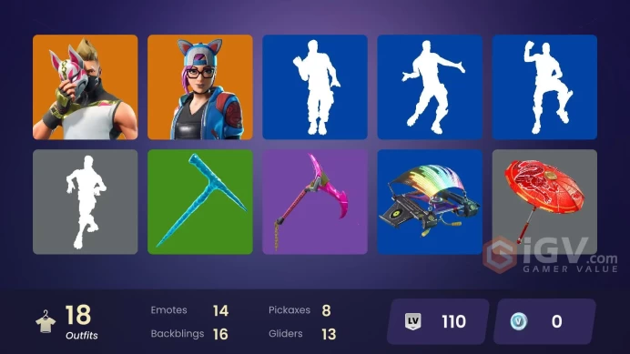 [PC/XBOX/PSN/SWITCH] 17 skins | OG STW | Zenith | DJ Bop | Drift | Lynx | Slushy Soldier | Trailblazer Tai | Sgt. Winter | Huntress | 1000 VB