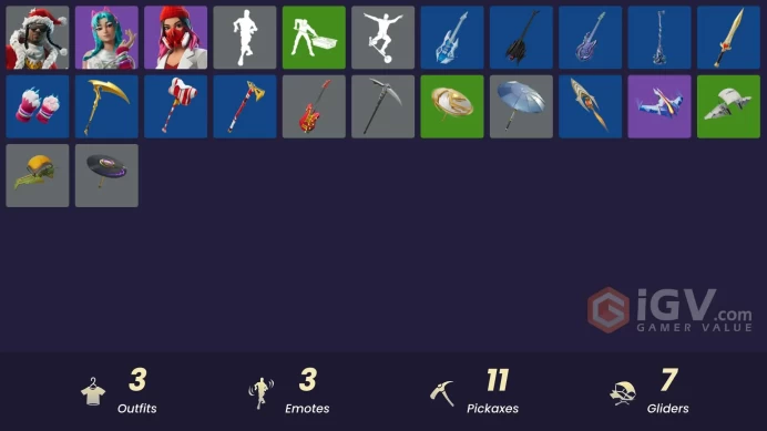 [PSN/XBOX/PC] 100 VB | 3 skins | Santa Dogg | Katalina | Yulejacket | Gwenpool's Katanas | Snoop's Holladizzle Bass | Prized Llama