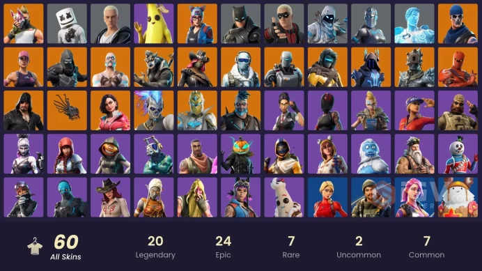 [PC/XBOX/PSN/SWITCH] 60 skins | OG STW | Zenith | A.I.M. | Omegarok | Ragnarok | Lynx | The Ice King | Blackheart | Spectra Knight | Rox | 