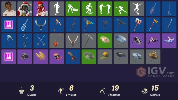 [PSN/XBOX/PC] 200 VB | 3 skins | Santa Dogg | Slayer Juice WRLD | Yulejacket | Gwenpool's Katanas | That's Cold Jac!