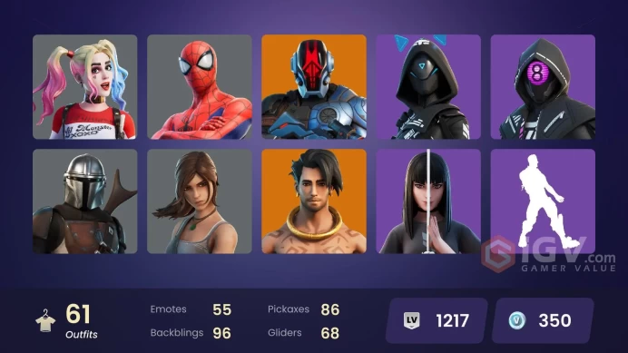 [PC/XBOX/PSN/SWITCH] 61 skins | Torin | Menace | The Imagined | The Cube Queen | Predator | Ronin | Spire Assassin | The Foundation | Raz |