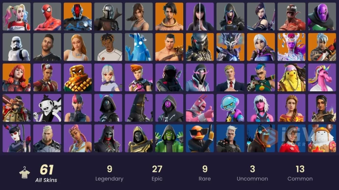 [PC/XBOX/PSN/SWITCH] 61 skins | Torin | Menace | The Imagined | The Cube Queen | Predator | Ronin | Spire Assassin | The Foundation | Raz |