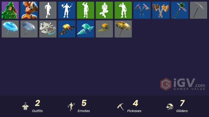 [PSN/XBOX/PC] 2 skins | Lt. Evergreen | Wooly Warrior | The Sith | 2020 Kickflip | Re-gifter | Basecamp Bag | Clawz Retro | Peppermint Pick