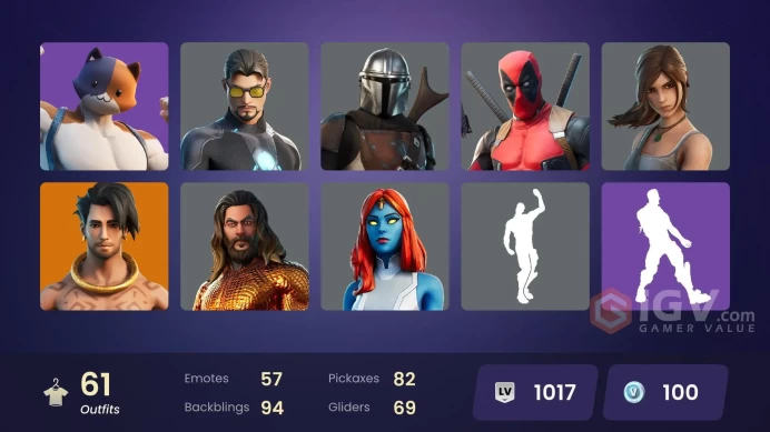 [PC/XBOX/PSN/SWITCH] 61 skins | Gear Specialist Maya | Raz | Fade | Kymera | Menace | Midas Rex | Spire Assassin | Eternal Knight | Predator | 