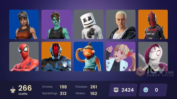 [PC/PSN/XBOX] 266 skins | Renegade Raider | Master Chief | Shady Doggo | Candy Axe | Malik | Spectra Knight | The Ageless | 0 VB