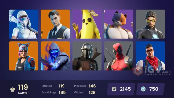 [PC/PSN/XBOX] 119 skins | SUPER DELUXE STW | Point It Out |Take The Elf | Cloud Striker | Strong Guard | Rage |Verve | 750 VB