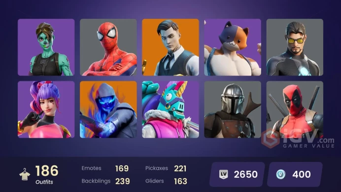 [PC/XBOX] 186 skins | Deluxe STW | Merry Mint Axe | Candy Axe | Lara Croft | Hot Marat | Verve | Reaper Axe | Mecha Cuddle Master | 400 VB