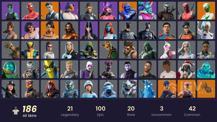 [PC/XBOX] 186 skins | Deluxe STW | Merry Mint Axe | Candy Axe | Lara Croft | Hot Marat | Verve | Reaper Axe | Mecha Cuddle Master | 400 VB
