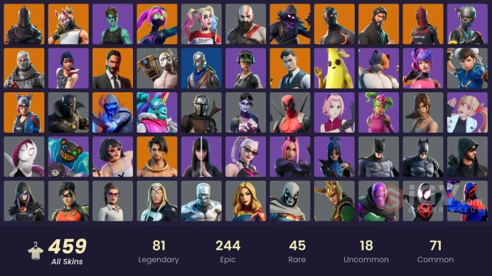 [FA | PC | XB | NIN] 457 Skins | OG Skull Trooper | Black Knight | Sparkle Specialist | Omega Stage 5 | OG STW | The Reaper | Tidy