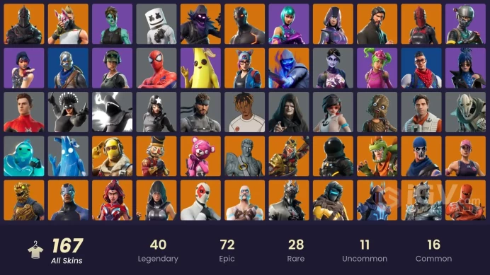 [PC/PSN/XBOX] 167 skins | OG STW | Wonder | IKONIK | Black Knight | Sparkle Specialist | The Reaper | Glow | 1300 VB