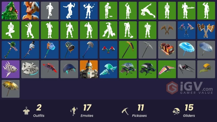 [PSN/XBOX/PC] 2 skins | Lt. Evergreen | Wooly Warrior | Arroyo Pack | The Sith | Scales of Justice | Back Board | Neon Wings | Snow Crystal