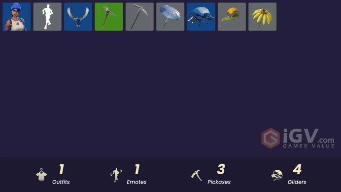 [PSN/XBOX/PC] 1 skins | Blue Team Leader | Clawz Retro | Secret Scimitars | The Takedown | Blue Streak | The Umbrella | Nana-brella