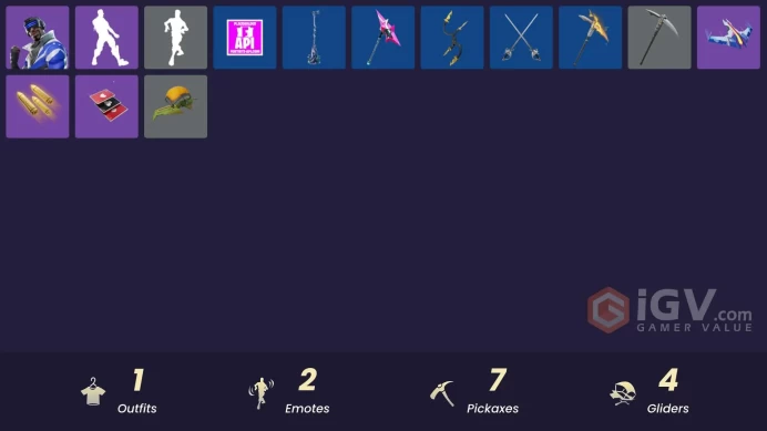 [PSN/XBOX/PC] 1 skins | Blue Striker | Blue Shift | Rebel's Rucksack | Mercurial | Mr. Daruma | Nyanja's Catpak | Outlaw's Knife Rack