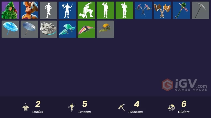[PSN/XBOX/PC] 2 skins | Lt. Evergreen | Wooly Warrior | The Sith | Re-gifter | Basecamp Bag | Clawz Retro | Peppermint Pick