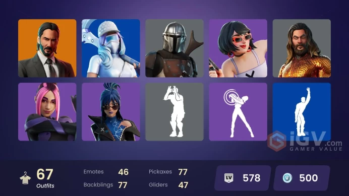 [PC/XBOX/PSN/SWITCH] 67 skins | Huntmaster Saber | Fancy Peter Griffin | Burning Ambition Valeria | Harbinger Armor Omegarok | Era | Ronin |