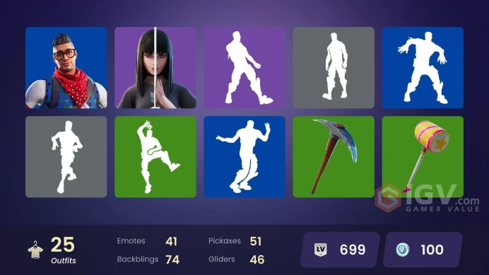 [PC/XBOX/PSN/SWITCH] 25 skins | Prodigy | Cloud Striker | Point Patroller | Kymera | Joey