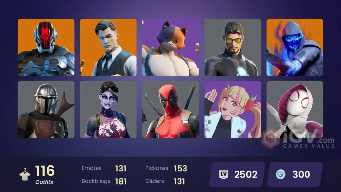 [PC/XBOX/PSN/SWITCH] 116 skins | Gold Brutus | Gold Midas | Xander | Explorer Emilie | Knight's Helm | XEV | Harbinger Armor Omegarok |