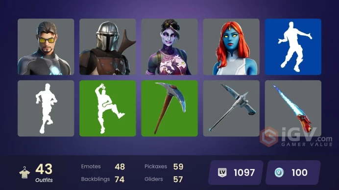 [PC/XBOX/PSN/SWITCH] 43 skins | Challenger Menace - Flame | Sandstone Joey | Predator | Mecha Cuddle Master | Kymera | Midas Rex | Dark Bomber |