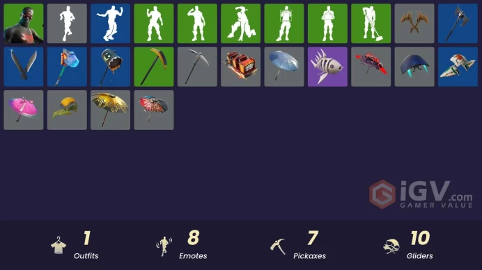 [PSN/XBOX/PC] 1 skins | Crimson Elite | Arroyo Pack | Infinite Bloom | Doom Chalice | Scales of Justice | Neon Wings | Deep Dive