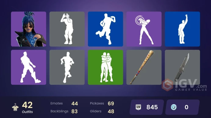 [PC/XBOX/PSN/SWITCH] 42 skins | Fancy Peter Griffin (No Hat) | Burning Ambition Valeria | Old Snake | Ice Spice | LBC '93 Dogg |