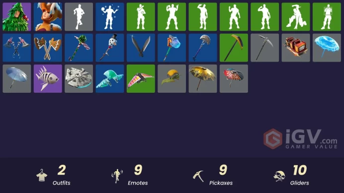 [PSN/XBOX/PC] 2 skins | Lt. Evergreen | Wooly Warrior | Arroyo Pack | The Sith | Neon Wings | Ancestral Bloom | Deep Dive | Beachcomber