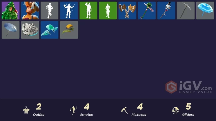 [PSN/XBOX/PC] 2 skins | Lt. Evergreen | Wooly Warrior | The Sith | 2020 Kickflip | Re-gifter | Basecamp Bag | Clawz Retro | Peppermint Pick