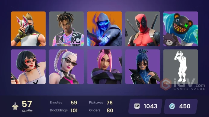 [PC/XBOX/PSN/SWITCH] 57 skins | Blue Team Leader | Trilogy | Subzero Cryptic | Rogue Agent | Vivi Chroma | Blue Striker | STAGE 5 | 450 VB