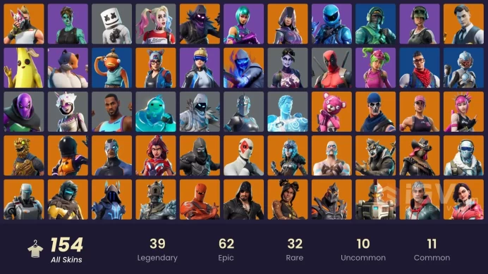 (PC PSN XBOX) 154 skins | Wonder | IKONIK | Honor Guard | OG STW / OG PARADIGMA / Glow | Neo Versa | Gold Midas | Gold Brutus