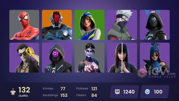 [PC/XBOX/PSN/SWITCH] 132 skins | FNCS 3:1 Champion | Ascension Nezumi | The Ageless Champion | Harbinger Armor Omegarok | off |