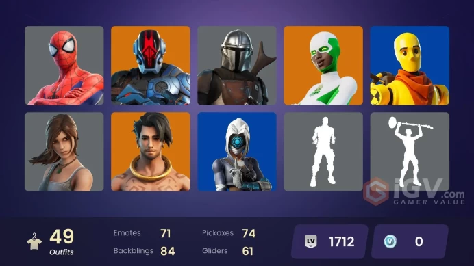 49 skins | Sultura | Cloud Striker | Point Patroller | Fixer | Ronin | Menace | Spire Assassin | Parental Control | All Platforms | Mail Access