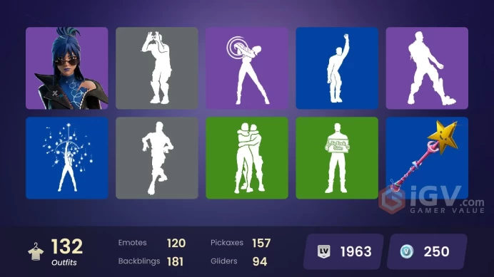132 skins | Shady Doggo | Fashion Banshee | Hades | Peter Griffin | Zeus | Valeria | Poseidon | Parental Control | All Platforms | Mail Access |