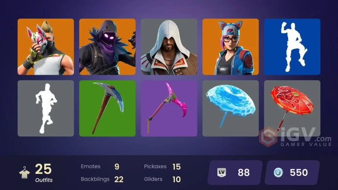 [PC/PSN/XBOX] 25 skins | Ultimate edition STW |Warpaint| Rose Team Leader | Founder's Glider Blacklight | 550 VB
