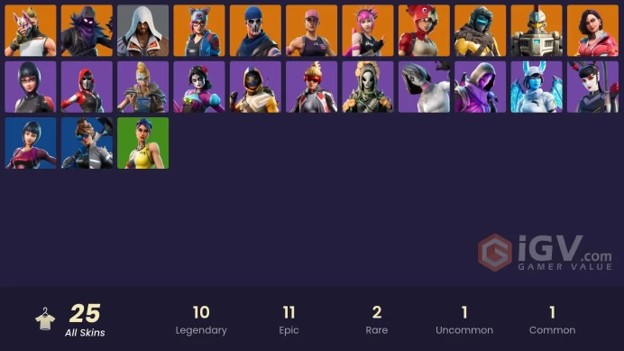 [PC/PSN/XBOX] 25 skins | Ultimate edition STW |Warpaint| Rose Team Leader | Founder's Glider Blacklight | 550 VB