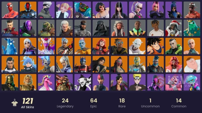 *[PC/XBOX/PSN] 121 skins | Blue Team Leader | Point Patroller | Vivi Chroma | Sultura | Fixer | Naruto Uzumaki | Subzero Cryptic |