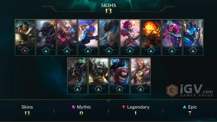 EUW / S16 SILVER III / 66 CHAMPS / 16 SKINS / 1/5 PLACEMENTS / HONOR 4 / CHANGEABLE EMAIL / 5 MIN. 24/7 DELIVERY #L1/98925AR30
