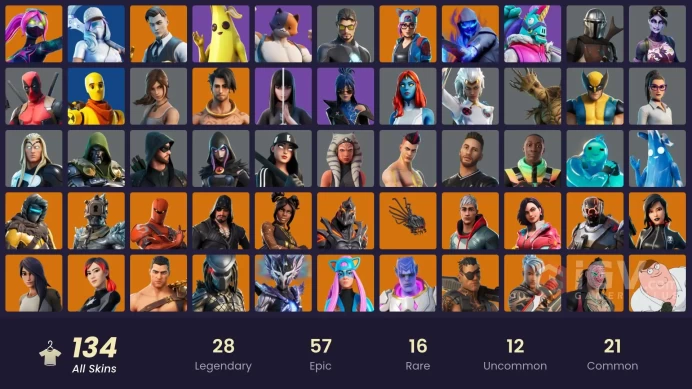 [PC/PSN/XBOX] FA 134 SKINS | MIDAS | LARA CROFT | DEADPOOL | PEELY | AGENT PEELY | LEVIATHAN AXE | SURF STRIDER | STAGE 4 - NO PONYTAIL |