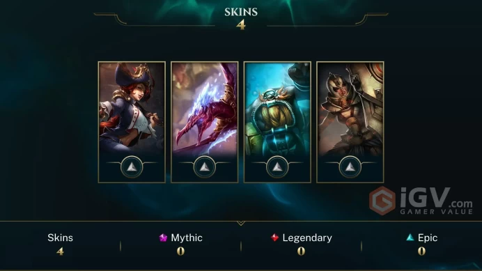 EUW -(S16) SILVER 4 - 38 Champ - 4 Good Skins - HONOR 4 - S11 ACC - HANDMADE - FULL ACCES - LIFETIME WARRANTY - CHEAP