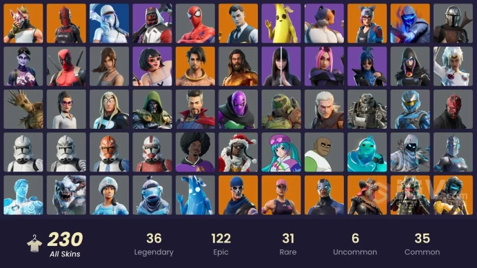 [PSN/XBOX/PC] 230 skins | OG STW | Double Helix | Gold Midas | Gold Brutus | Gold Meowscles | Tart Tycoon | Sultura | Carbon Commando | Trilogy