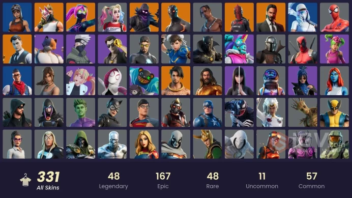 XBOX/PSN/PC - 330 skins | OG STW | Renegade Raider | Master Chief | Blue Team Leader | Travis Scott | Astro Jack | Gold TNTina | Gold Midas 