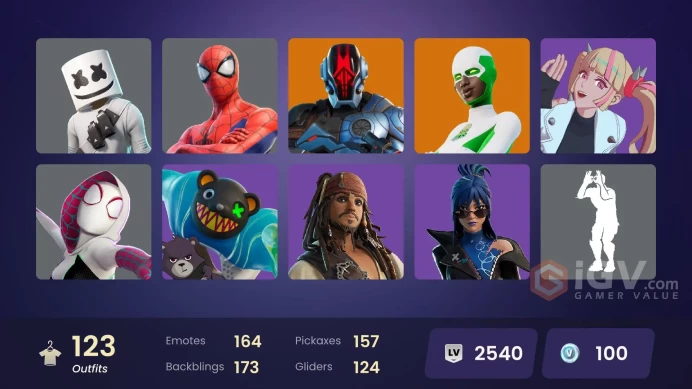 [PC/XBOX/PSN/SWITCH] 123 skins | Twyn | Zeus | Nezumi | The Ageless | Backlash | Paradigm (Reality-659) | Valeria | The Foundation | 
