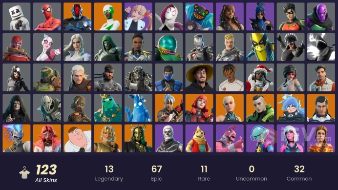 [PC/XBOX/PSN/SWITCH] 123 skins | Twyn | Zeus | Nezumi | The Ageless | Backlash | Paradigm (Reality-659) | Valeria | The Foundation | 
