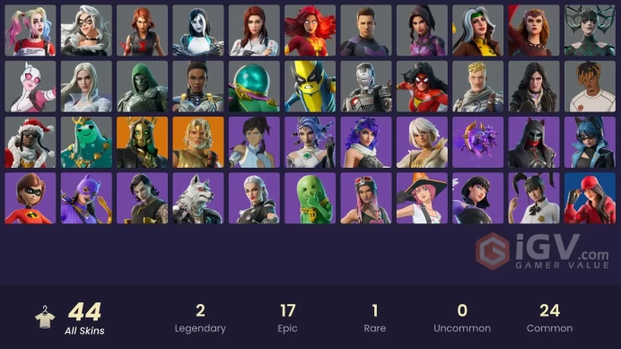 [ALL PLATFORMS]-Black Cat-Black Widow Outfit-Harley Quinn-Spider-Woman-Rogue-Heroic Hope-Dark Phoenix-Scarlet Witch-Black Widow (Snow Suit)-