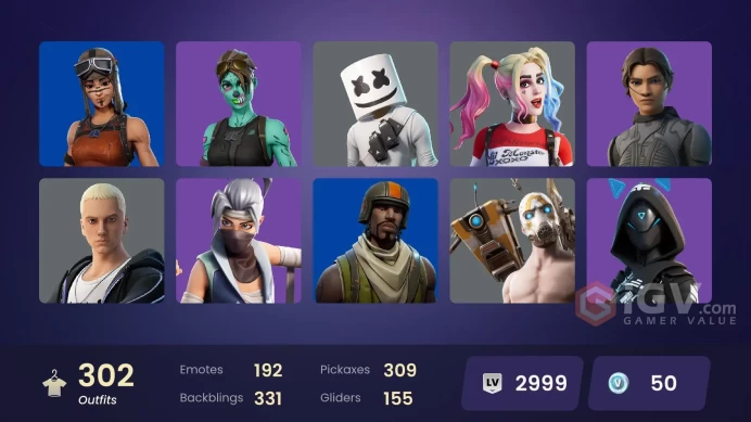 [ALL PLATFORMS]-302 Skin-Aerial Assault Trooper-Renegade Raider-FNCS ICONS-FULL ACCESS-