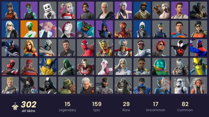 [ALL PLATFORMS]-302 Skin-Aerial Assault Trooper-Renegade Raider-FNCS ICONS-FULL ACCESS-